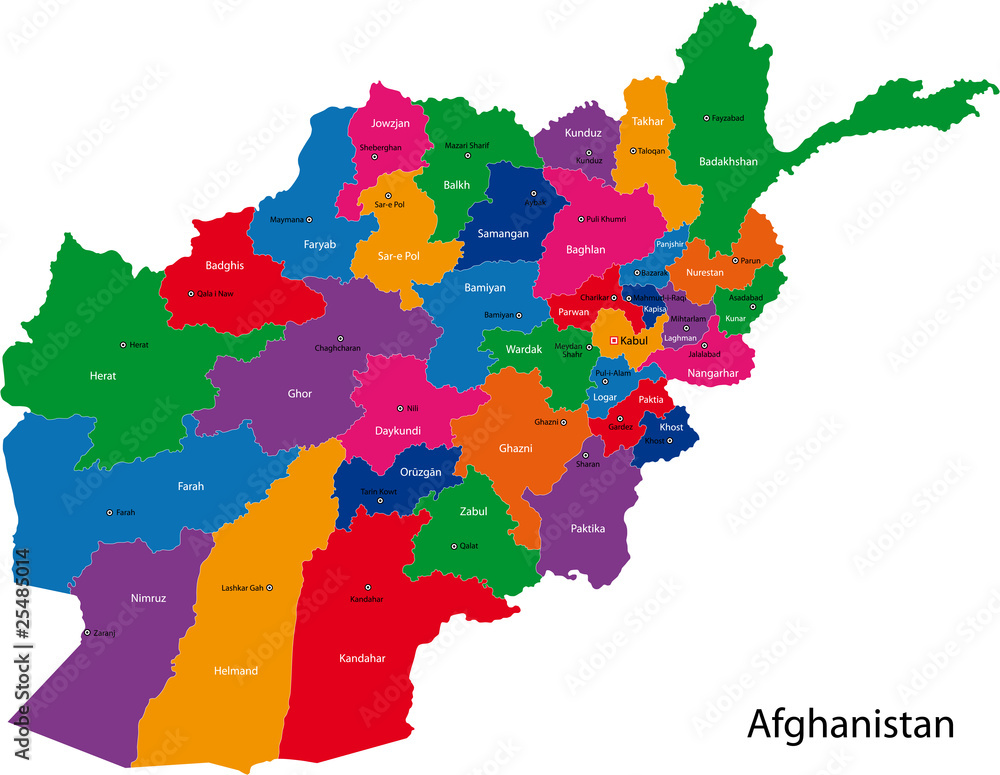 Map of Afghanistan